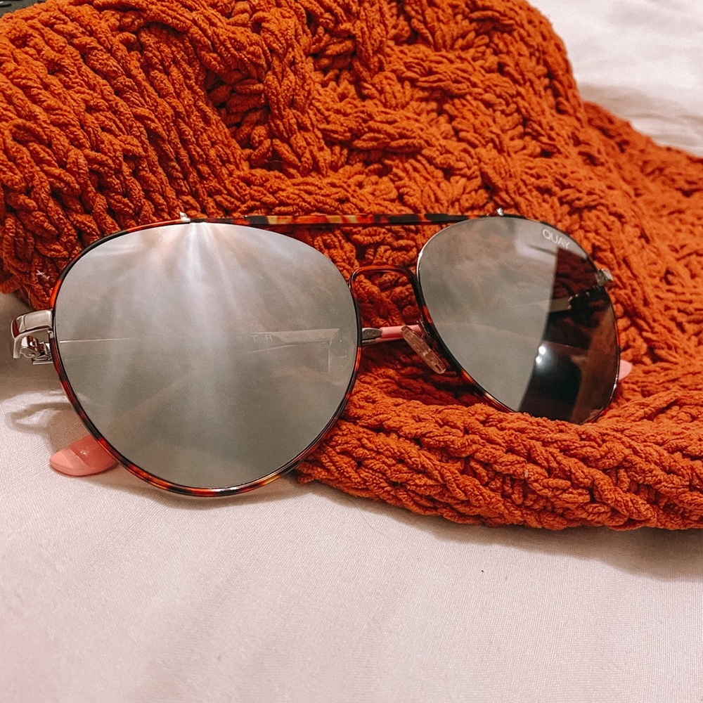 Quay Australia Lickety Split aviator sunglasses